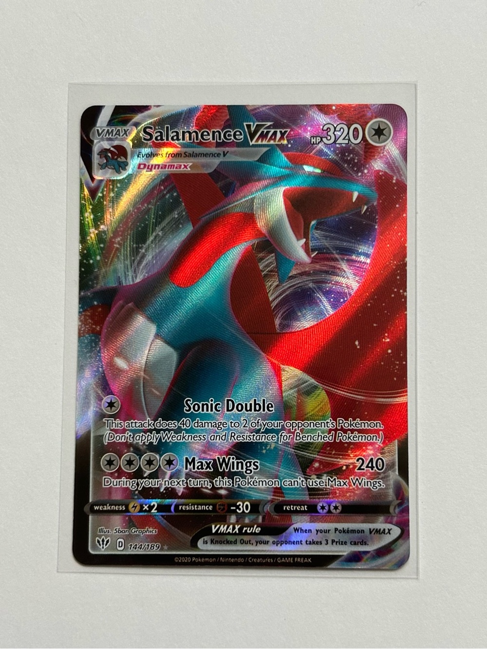 Salamence VMax Card
